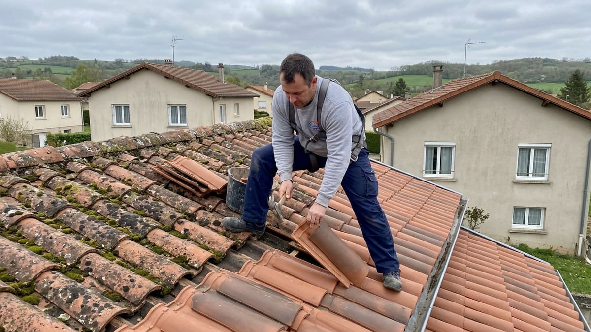 Conséquences de la mousse sur une toiture en France