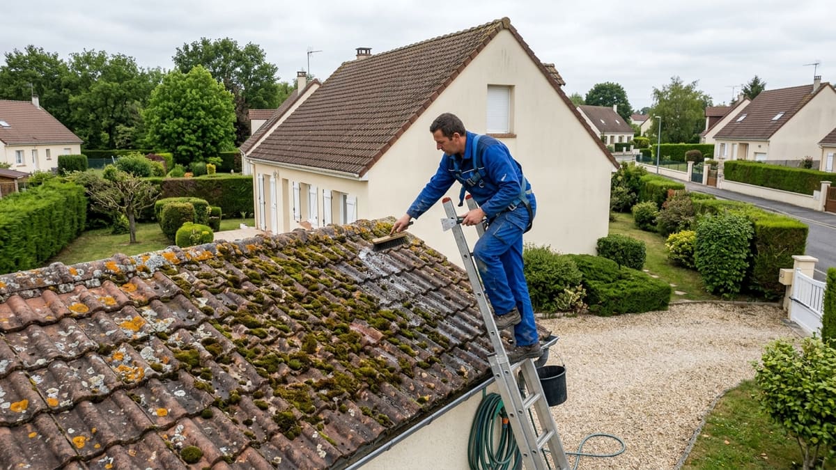 Facteurs de variation du coût d'un démoussage de toiture