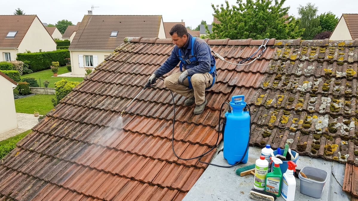 ALT FR — Comparaison des produits de démoussage pour toiture selon l'efficacité et le type de toit